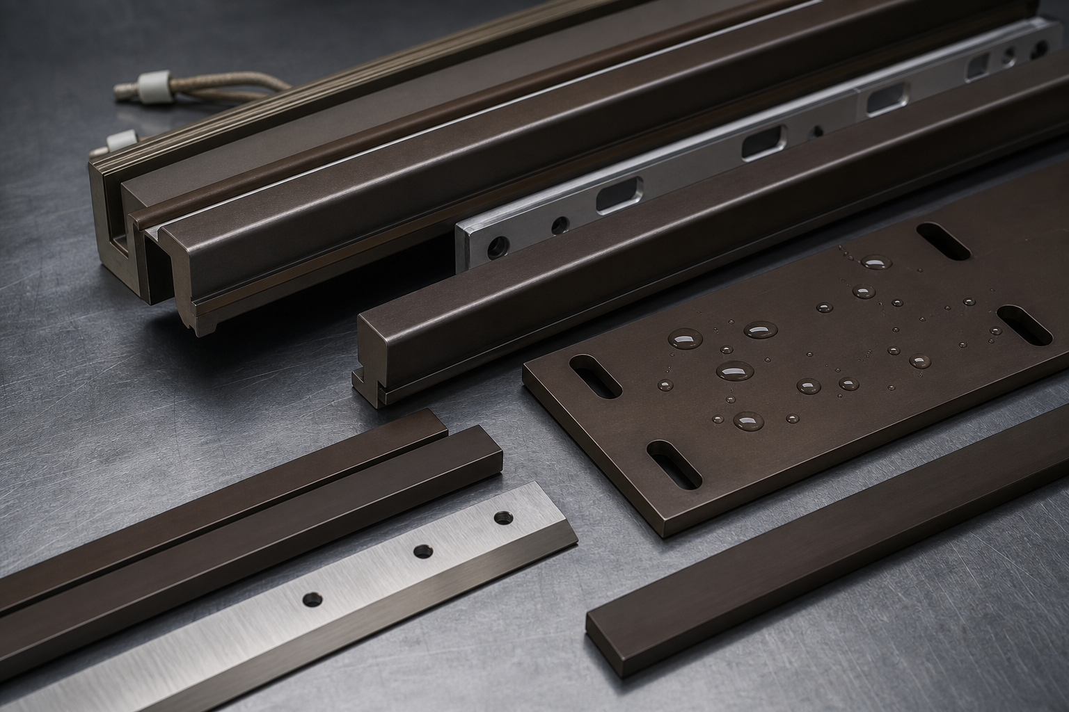 Heat-seal bars, plates, and knives
